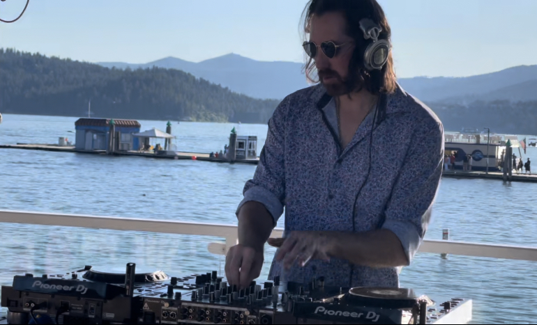 DAYMAKER performing beside the lake